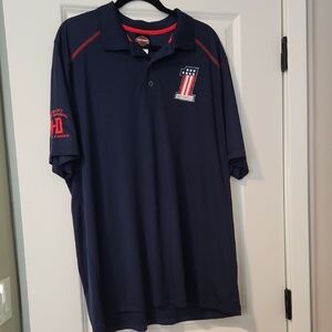 Harley-Davidson Dark Blue Polo with Red Details